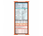 WhiteCoat Clipboard® Trifold - Orange Medical Edition
